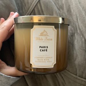Bath and body works 3-wick candle.